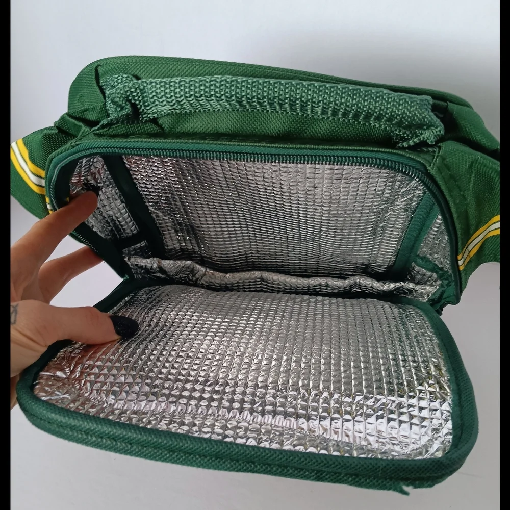 💛💚*4/$15* Green Bay Packers Jersey Cooler Bag Lunch Pack NFL Football Kids